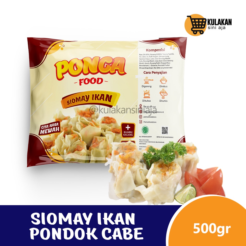Ponca Siomay Ikan 500 Gram