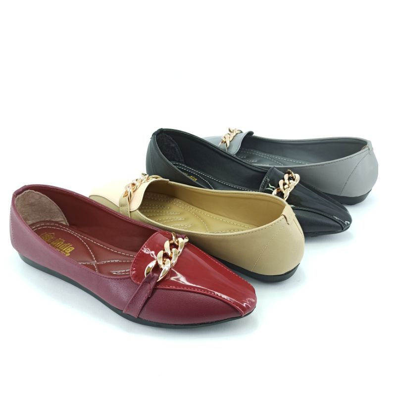 Sepatu Flatshoes Wanita Ballerina Andis YS03