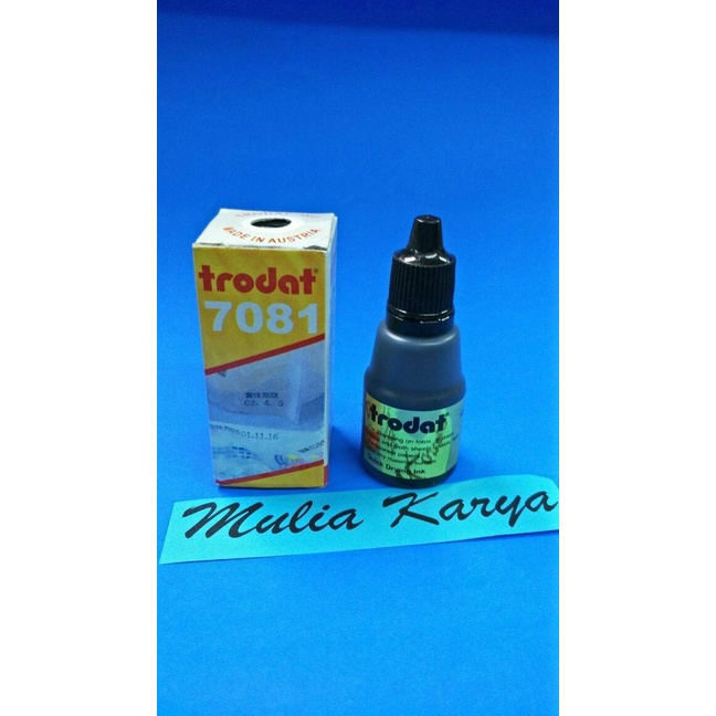 

Hemat Tinta Stempel Trodat 7081Untuk Media Plastik, Kaca,,Besi Bergaransi