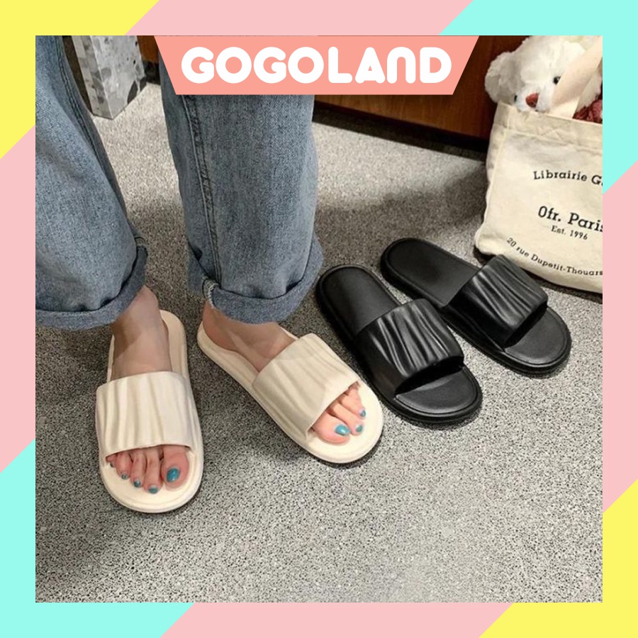 GOGOLAND Sandal Jelly Serut Wanita Korea Import Karet Elastis Balance R795