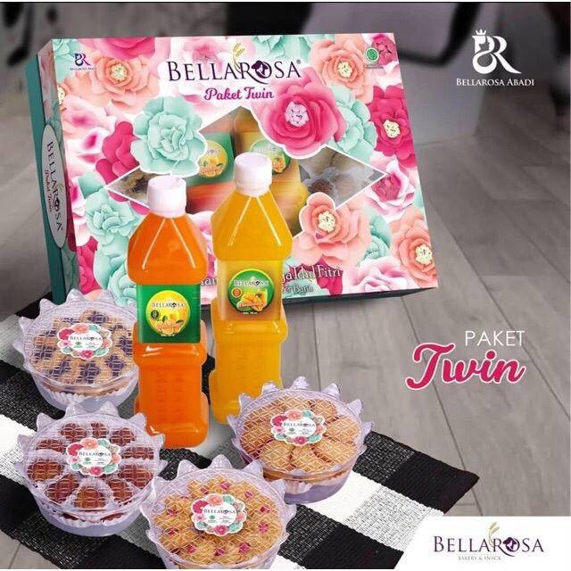 

Kue lebaran bellarosa paket twin