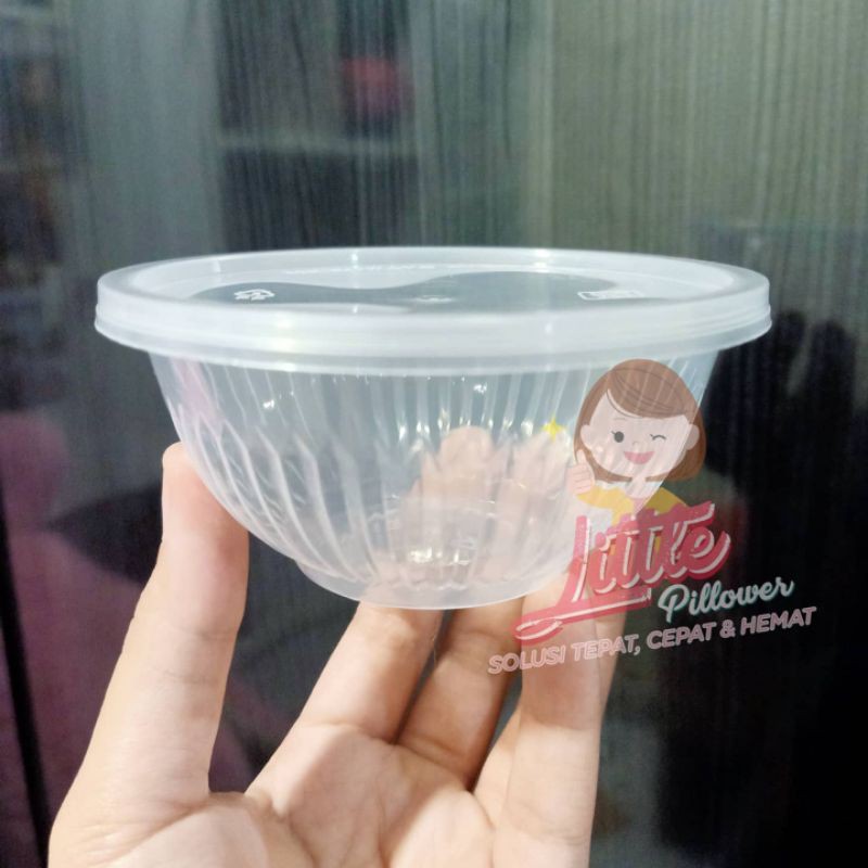 (ISI 50pcs) Cup Puding 250ml gerigi/Cup Bening/Mangkok Bulat/Mangkok Plastik Mini