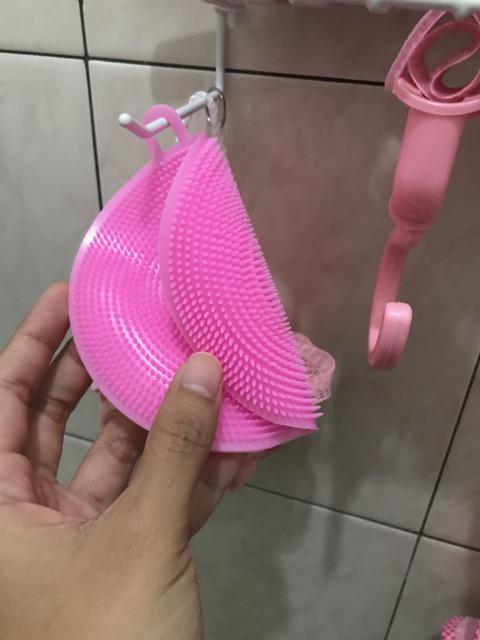 Spon Silikon Pencuci Piring Wajan Teflon Panci Masak Sabut Sponge Cuci Kn026