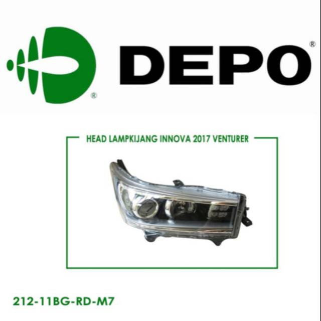 Lampu Depan Head Lamp Innova Venturer 2017 2018 2019 Kanan / Kiri Depo