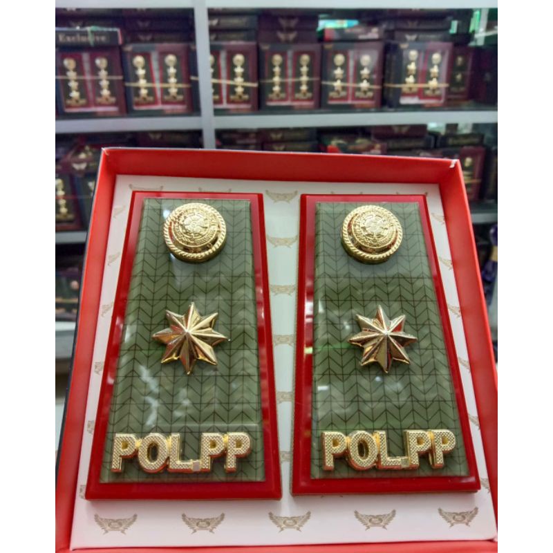 Pangkat PDH POL PP Golongan 4C Terbaru Kualitas Terbaik List Merah MIKA