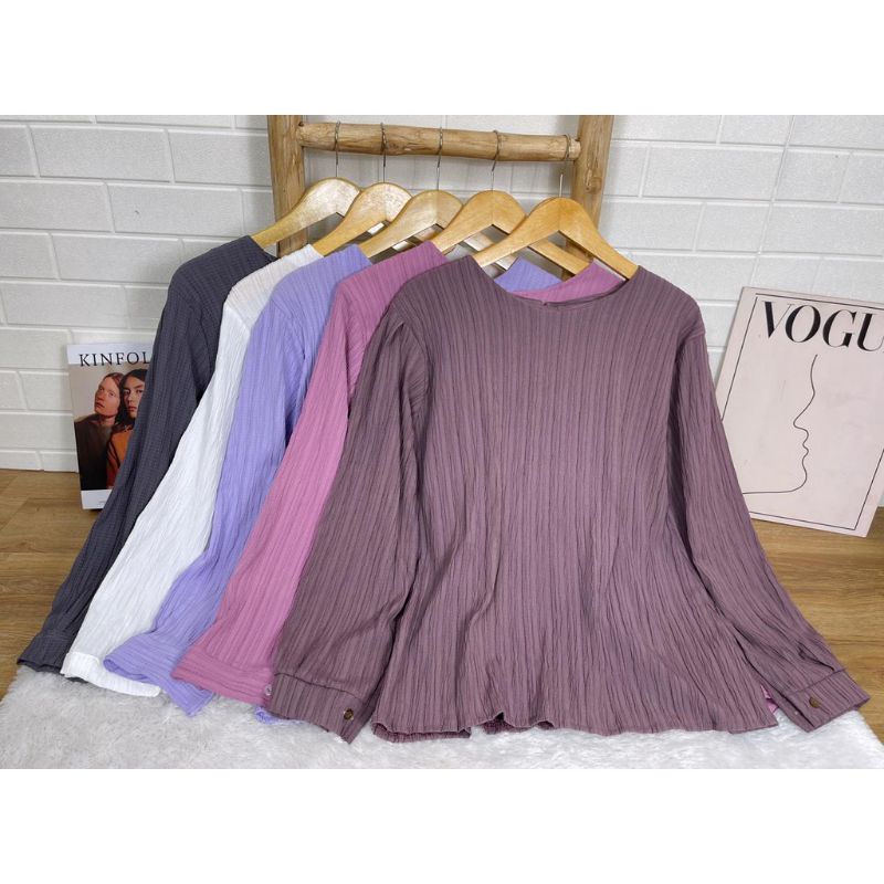 LADY CRUSH BLOUSE BAHAN LADY SENNA PREMIUM ORI100%