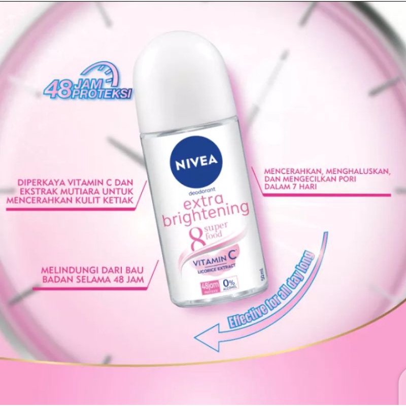 NIVEA Deodorant Extra Brightening - 50ml