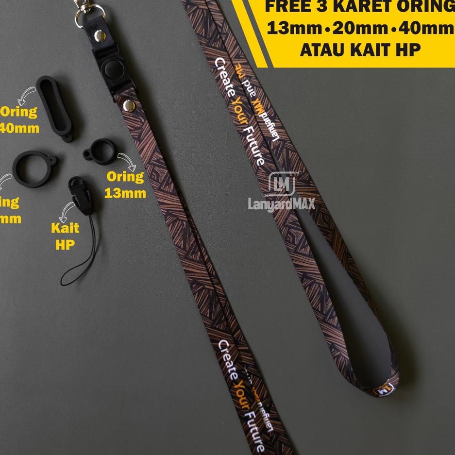 

Wow Murah Meriah.. Lanyard Pod HP Motif Lakara 1,5cm