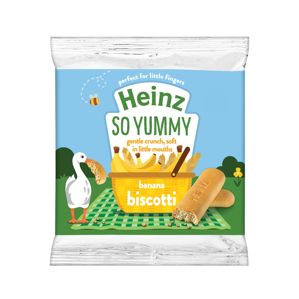 HEINZ Banana Biscotti 60 Gr / Biskuit & Snack Bayi