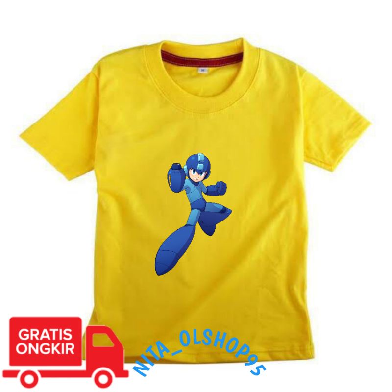 baju anak megaman Mega man , baju anak karakter