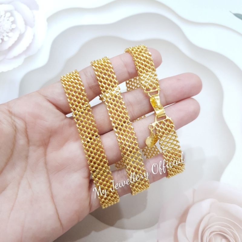 Gelang Replika Emas 24k - Percis Emas Asli, Mas Penang