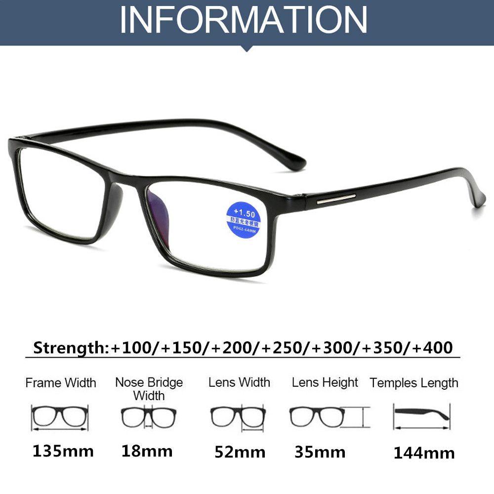 Lily Kacamata Baca Fashion Portable Klasik Hitam Ultra Ringan Frame