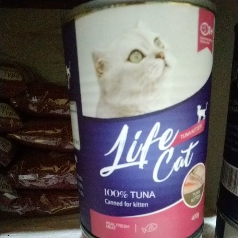 Life Cat Kaleng Kitten Tuna 400 gr