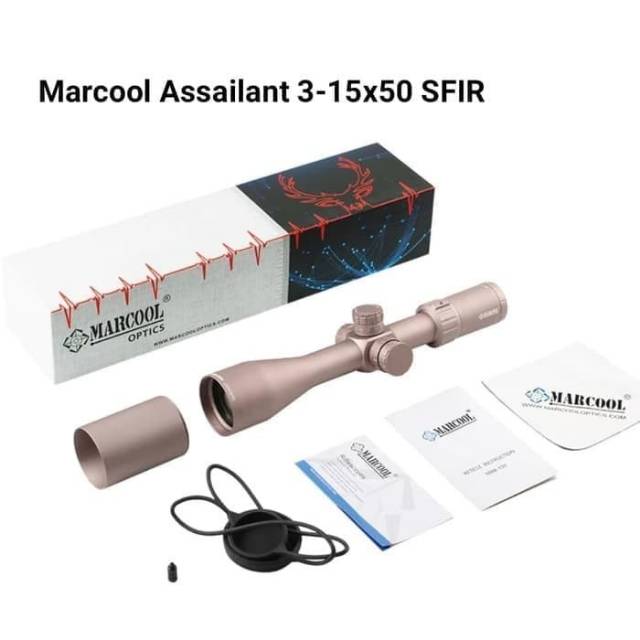 Telescope Teleskop Riflescope Marcool Assailant 3-15x50 SFIR SFP