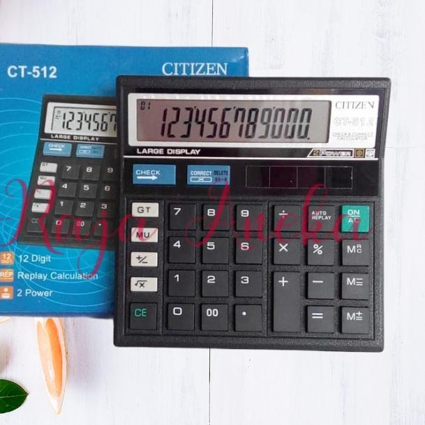 

Baru - Kalkulator Calculator Citizen CT-512 12Digit CT 512 12 Digit