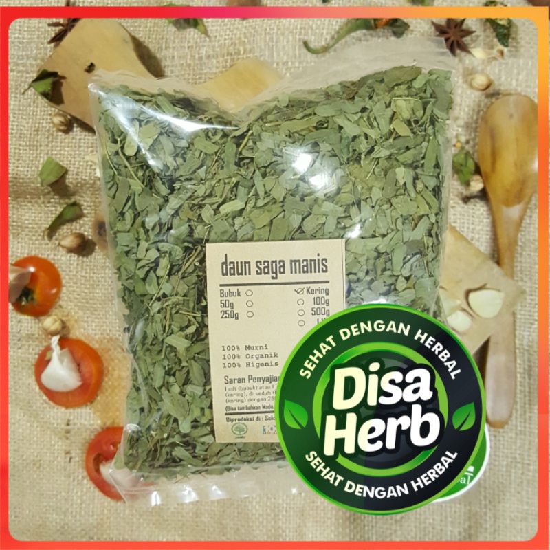 

DAUN SAGA MANIS KERING 1000 GRAM / 1 KG - Abrus Precatorius - MURNI - JSR - REMPAH - PREMIUM QUALITY