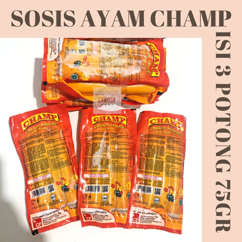 

Sosis ayam champ isi 3 frozen food