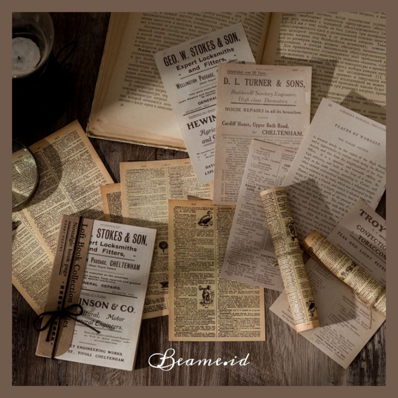

[Min 5] Aesthetic Vintage Letter untuk Bujo/Decor/Scrapbook