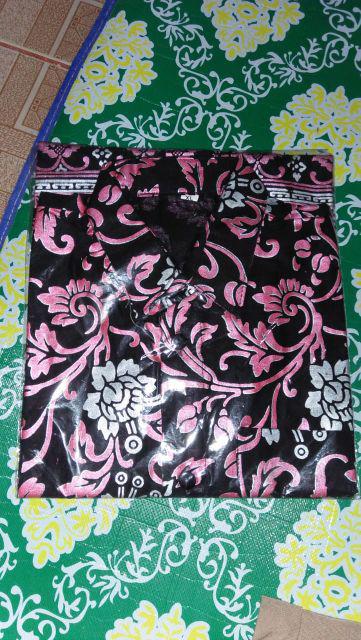 Couple Ayah Anak Batik Prada Pink