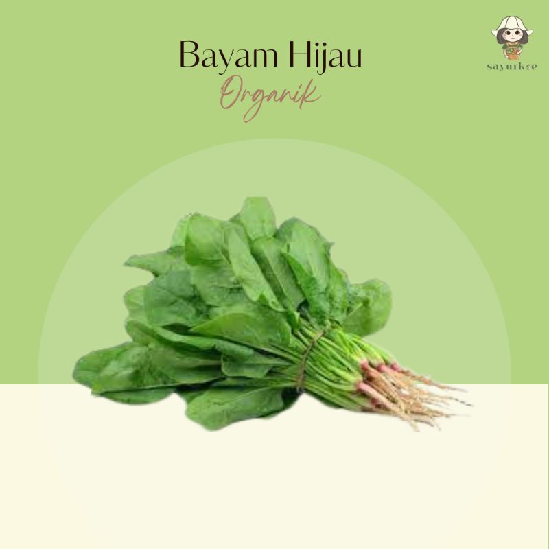 

Bayam Hijau Organik 500gr