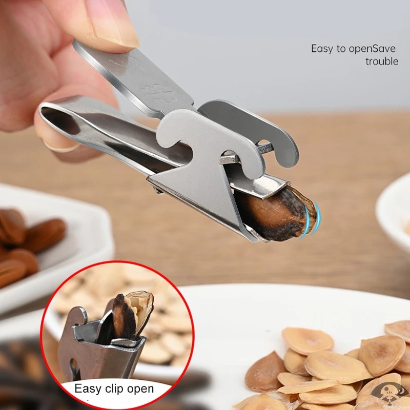 Tang Pembuka Kacang Walnut Biji Bunga Matahari Bahan Stainless Steel Untuk Alat Dapur