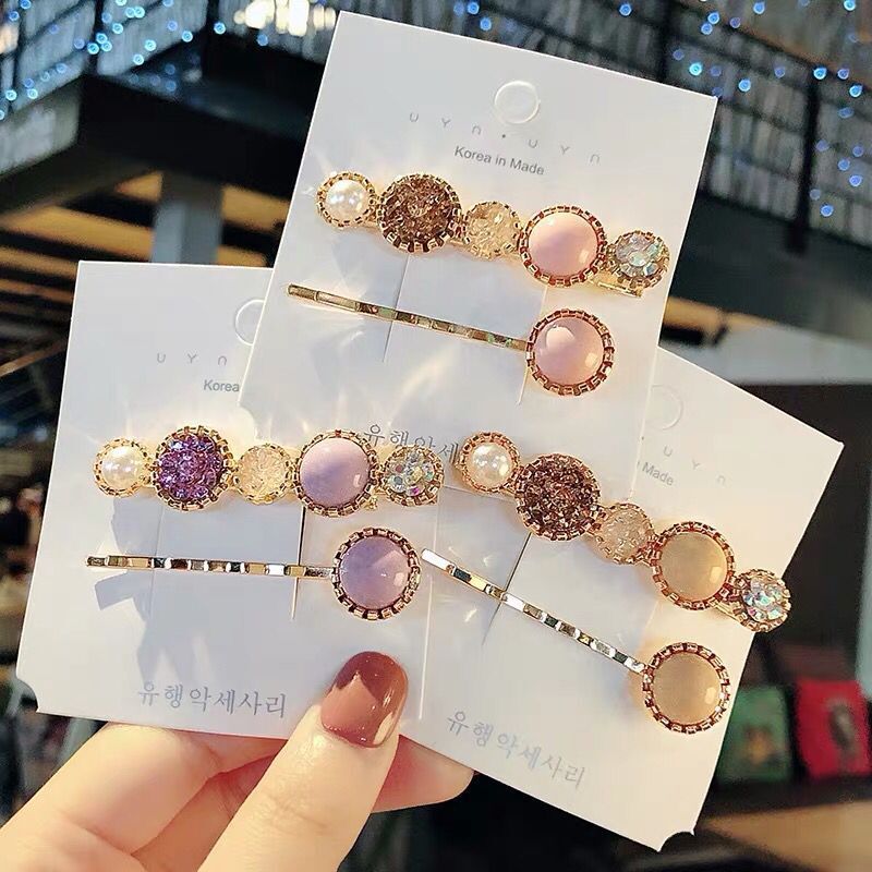 Aksesoris Rambut Indah Versi Korea Versi Korea Aksesoris Rambut Berlian Imitasi Sederhana Mode Baru