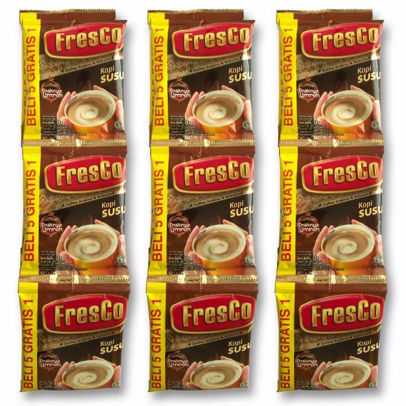 

Fresco kopi susu sachet netto 28gr