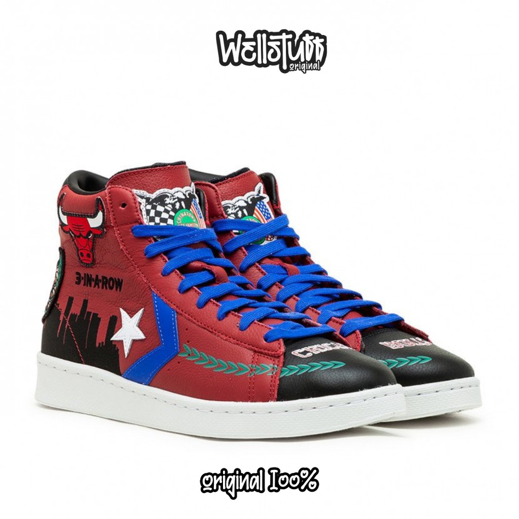 Converse X Chinatown Market Chicago Bulls Pro Leather High