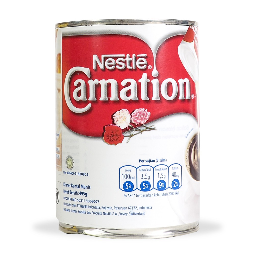 Susu Nestle Carnation Susu Krimer Kental Manis 495g Shopee Indonesia