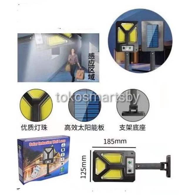 Lampu Dinding Lampu Jalan Lampu Taman Solar Tenaga Surya Sensor Gerak LT 388