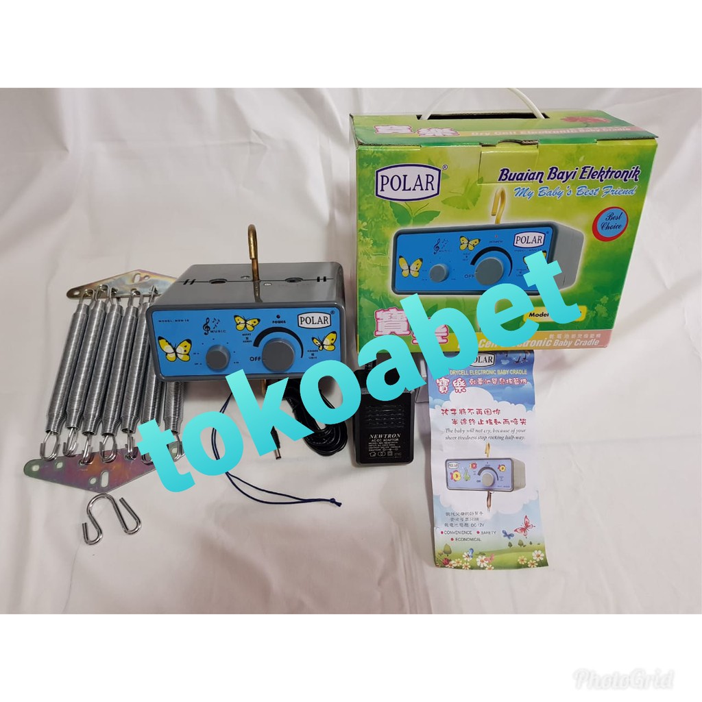 AYUNAN OTOMATIS, AYUNAN ELEKTRIK, AYUNAN LISTRIK BAYI POLAR MUSIK BUTTERFLY DESIGN #tokoabet