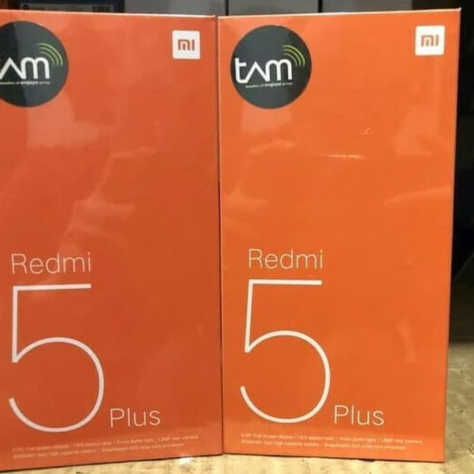 TERMURAH Xiaomi Redmi 5 Plus 4/64gb Gold/Black Garansi TAM READY STOCK