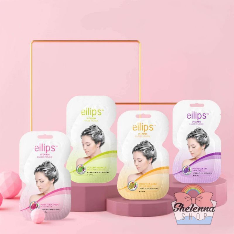 ELLIPS HAIR MASK TREATMENT SACHET/MASKER RAMBUT/PERAWATAN MUDAH