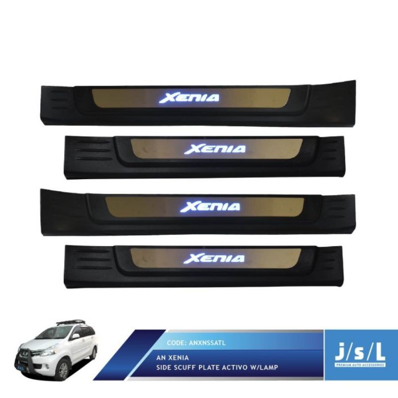 Sillplate Samping New Xenia 2019 Model Activo Sporty Lamp