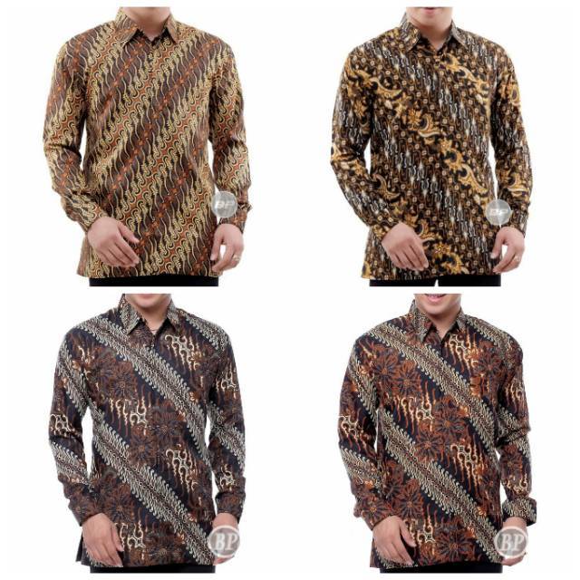 KEMEJA BATIK KATUN LAPIS FURING HALUS SERAGAM BALI FASHION PRIA KERJA KANTOR CLASIK FORMALM L XL XXL