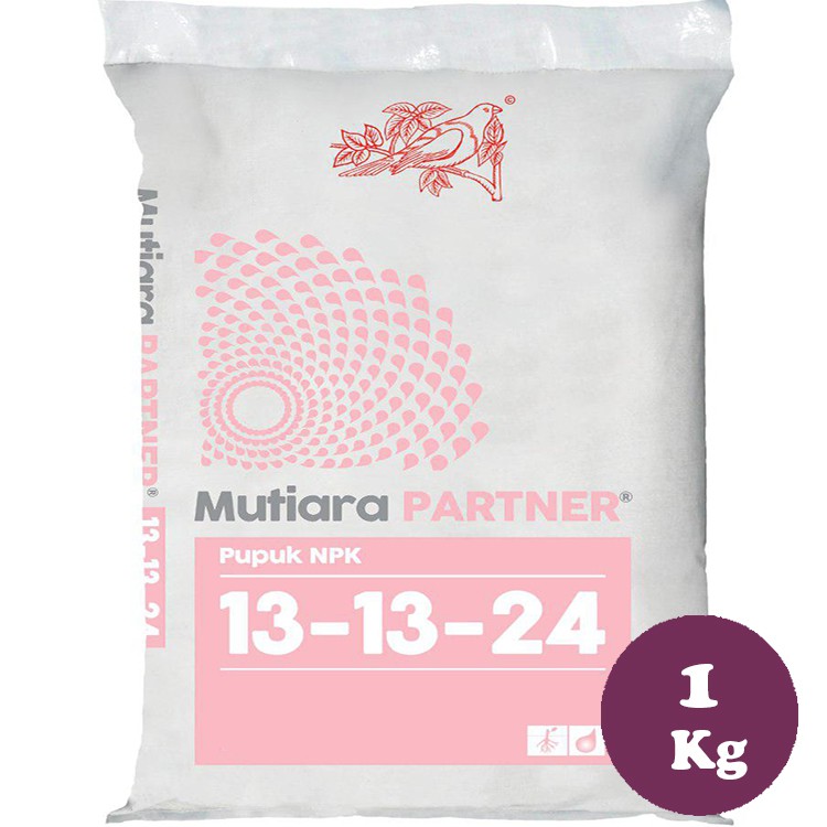 Pupuk Meroke NPK Mutiara PARTNER 13-13-24 Kemasan Repack 1 Kg
