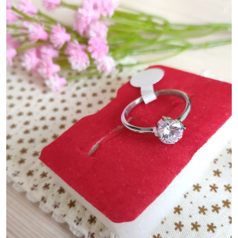 Cincin Titanium Permata Cincin Fashion45