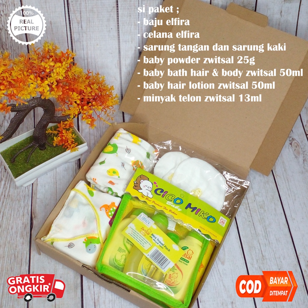 COD Kado bayi murah Pakaian bayi Hampers bayi Parsel bayi Paket bayi Gift box baju bayi Setelan baju bayi Kado cussons bayi Kado zwitsal bayi Set baju bayi baru lahir Kado jenguk bayi/ Zafka Store id