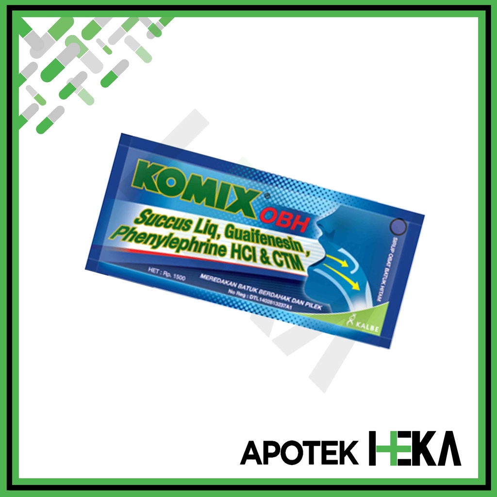 Komix OBH PE Sachet 1 Sachet - Obat Batuk Flu (SEMARANG)