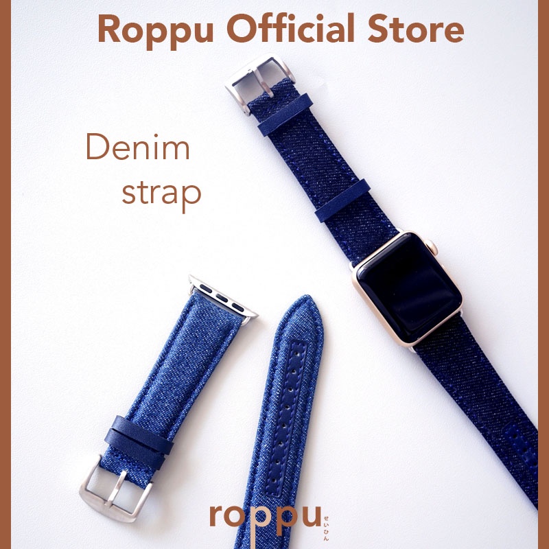 Roppu Apple Watch Strap Denim Edition