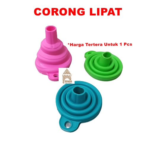 Corong Lipat Bahan Silikon Food Grade Cocok Untuk Air , Minyak dan cairan Lainnya