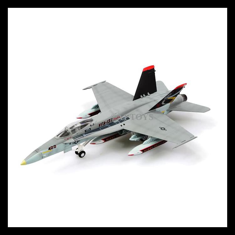 Miniatur Pesawat Tempur F/A18C Hornet Vfa-137 Easy Model 24 Cm 1:72 Bermutu