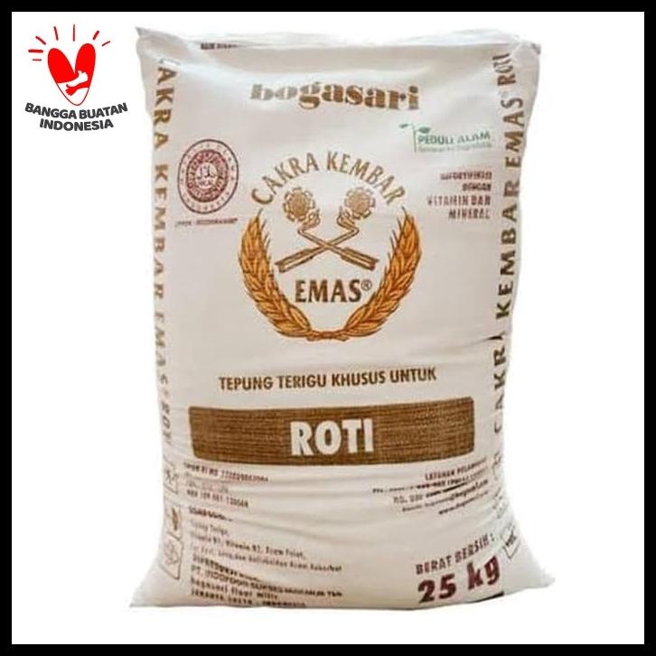 

Tepung Cakra Kembar Emas 25 Kg (Kurir Gojek)