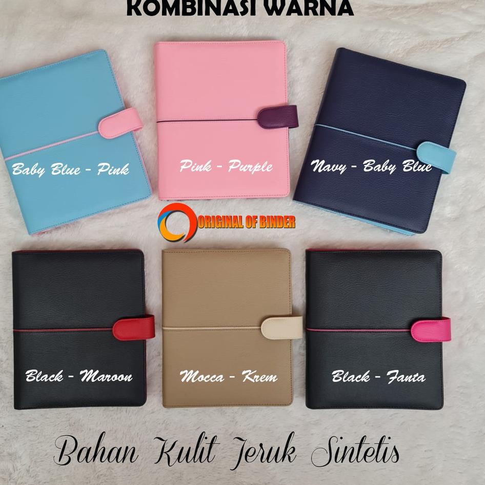 

(QI)★ BINDER POLOS KOMBINASI WARNA A5 & B5^Produk⭐.viral^⭐
