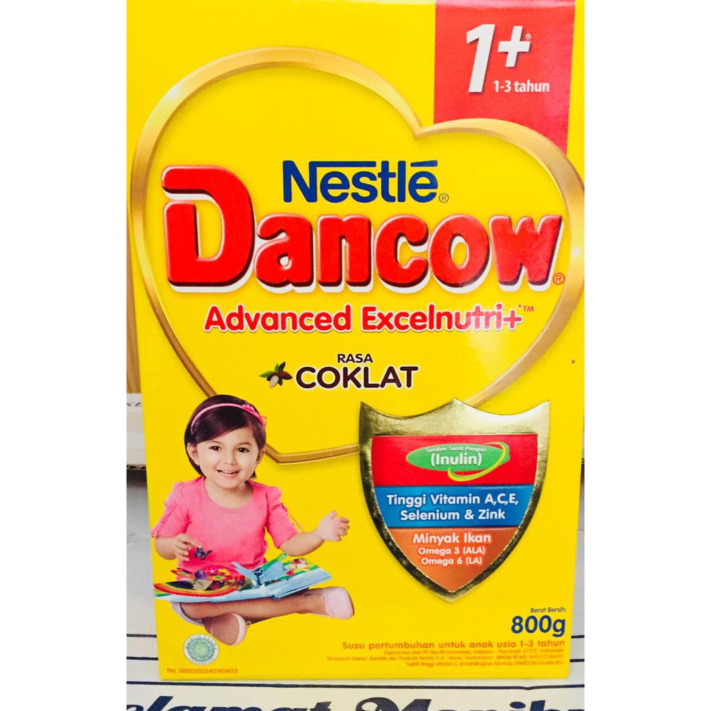 Susu Dancow 1+ Rasa Vanila Dan Coklat 800 Gram