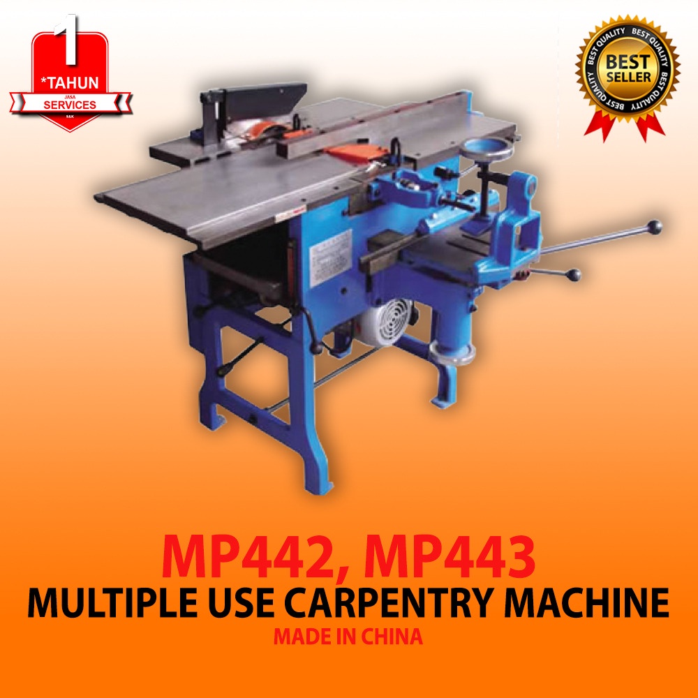 Mesin Multifungsi Kayu Meja (Planer Jointer) AKS - MP443