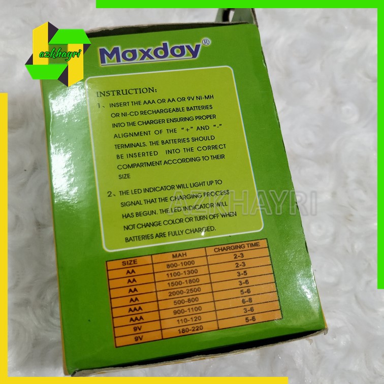 Charger Cas Baterai Battery 9V Murah Plus 2 Slot AA A2 Atau AAA A3