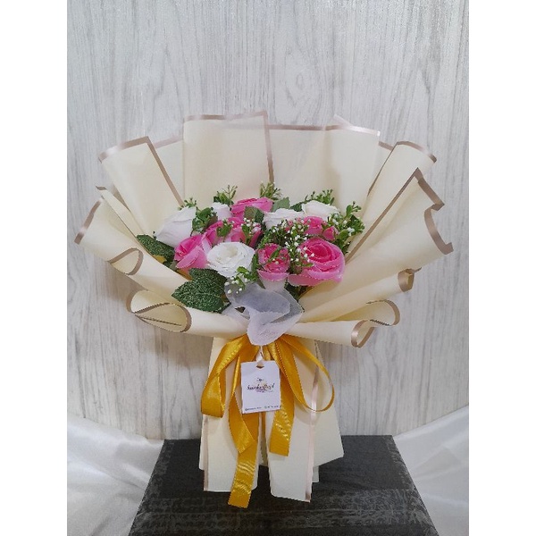 buket bunga wisuda artificial/buket bunga cantik/buket bunga murah