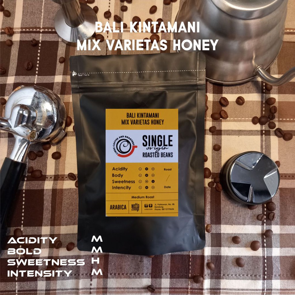 

COFFEE SINGLE ORIGIN ARABICA BALI KINTAMANI MIX VARIETAS HONEY 200 GR