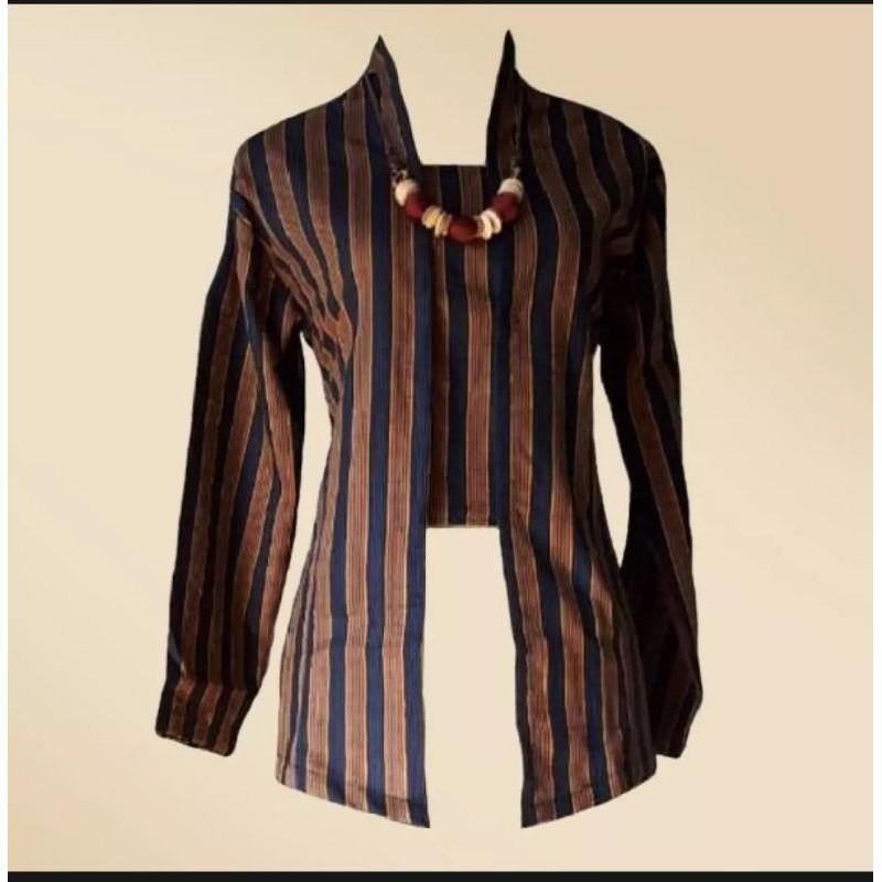 Kebaya Lurik Wanita Dewasa / Lurik Wanita / Pakaian Adat Jawa